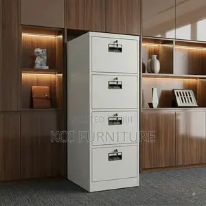 Four-Locker Office Cabinet with 4 Keys