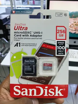 SanDisk Ultra microSD yenye SD Adapter - 256GB