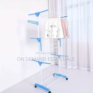 Portable Movable Cloth Drying Rack