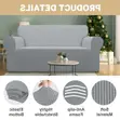 Vifuniko vya Sofa vya Jacquard Rangi Moja - 1