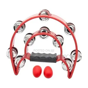 Tambourine na Egg Shakers za Safu Mbili