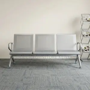 Benchi la 3-Seater Heavy Duty Lisilo na Pedi