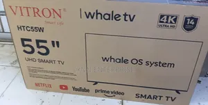 Vitron 55" HTC55W Smart TV ya Whale OS UHD 4K
