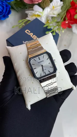 Saa ya Casio ya Chuma cha Pua kwa Wanaume