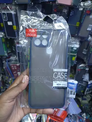 Matte Smoky Translucent Phone Case with Contrast Buttons