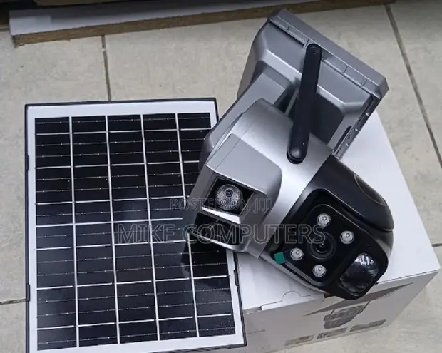 6MP 4G Outdoor Dual Lens Solar CCTV PTZ Camera - 1