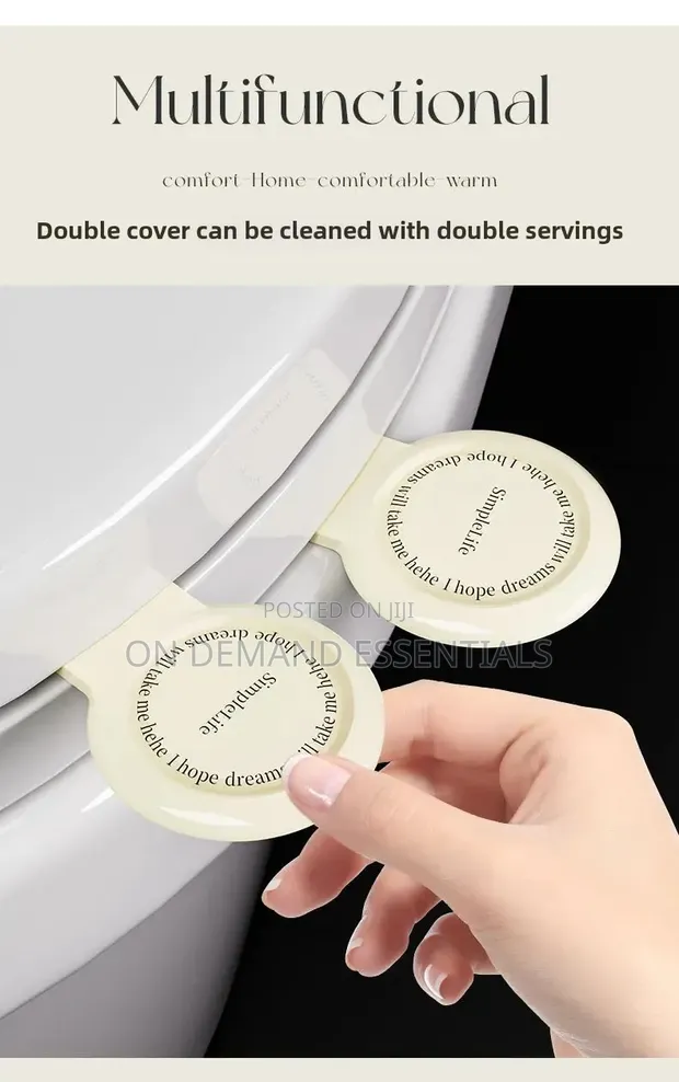 Adhesive Toilet Seat Lid Lifting Device - 1