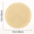 Non-Slip Paper Placemats for Dining Table - Set of 6 - 1