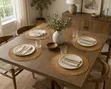 Non-Slip Paper Placemats for Dining Table - Set of 6 - 3
