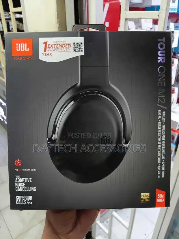 JBL Tour One M2 Wireless Over-Ear Headphones with ANC - 1