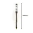 Plugi za Sauti za Kiume za Mono za 1/4 Inch (6.35mm) Zenye Spring - 1