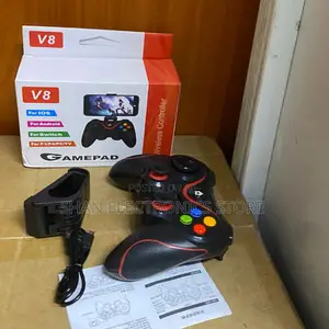 V8 Kidhibiti Michezo Kisichotumia Waya cha Bluetooth