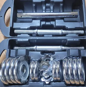Dumbbell Moja ya Chrome 15kg kwa Mazoezi