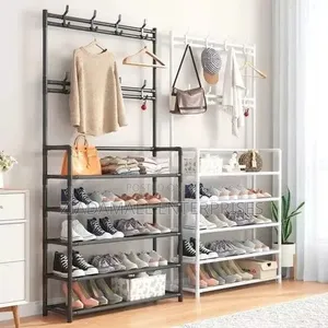 Raki ya Viatu Iliyokusanywa na Hanger