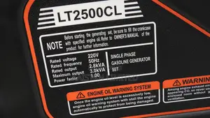 AICO LT2500CLE 2.8 KVA Jenereta ya Petroli