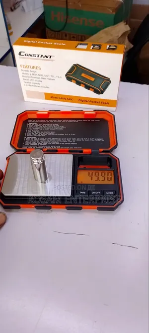 CONSTANT Digital Pocket Scale, Model 14292-645c