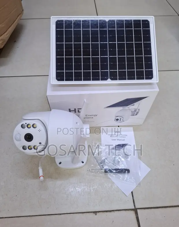 Ubox Single Lens Solar WiFi Security Camera - 1
