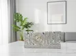 Elegant Glittery HOME Tabletop Clock Decor - 2