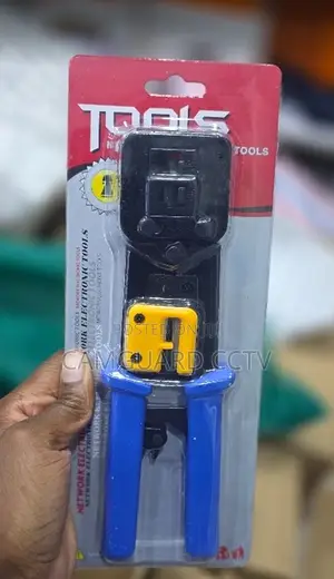 RJ45 Pass-Through Crimping Tool for Cat5 Cat6