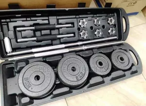 50KG Weight Set - Barbell Dumbbells