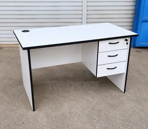 Modern Office Desk with 3 Lockable Drawers