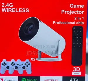 Projector ya Michezo ya Wireless 2.4G