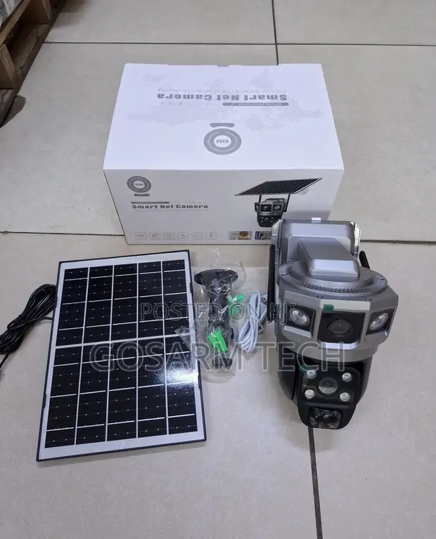 V380 Dual Lens Solar 4G Camera - 1