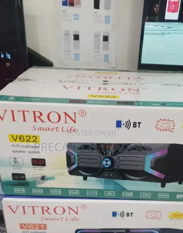 Vitron V622 Multimedia Sound System with Remote Control - 1