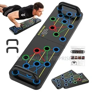 Foldable Push-up Board with Stripes