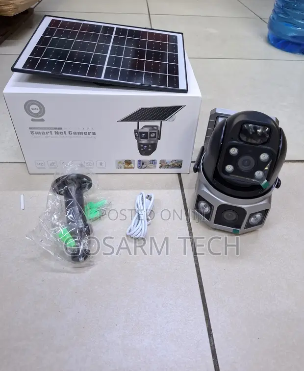Wireless V380 Dual Lens Solar 4G CCTV Camera - 1