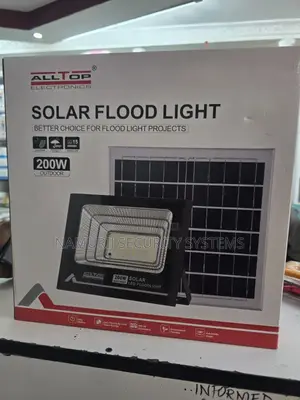 Taa ya Jua ya 200W - Mwangaza Mkali wa Usalama Nje