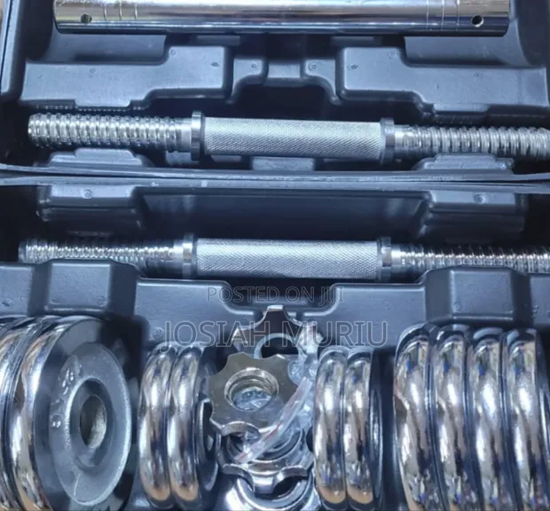 15kg Chrome Plated Dumbbell - 1