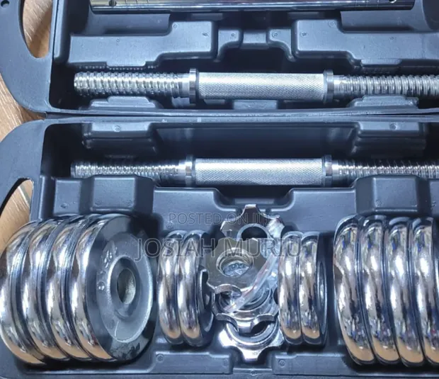 Heavy Duty 15kg Chrome Dumbbell - 1
