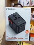 Porodo Universal Travel GaN Quick Charger PD 65W - Black - 1