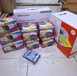 Seti Kamili ya Hikvision 16-Chaneli NVR 4MP IP Kamera za CCTV (Kamera 10)