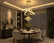 Modern Tri-Colour LED Chandelier - 1