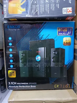 Enkor 8000W Multimedia Speaker Bluetooth USB SD FM