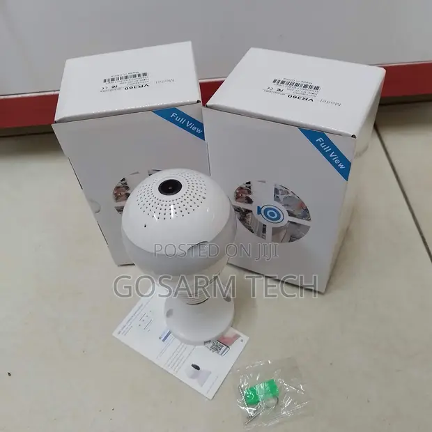 V380 Smart WiFi Bulb Camera - 360° Panoramic - 1