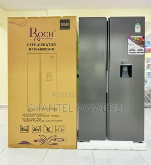 Roch Side by Side Refrigerator 439L aRFR-540SBW-B na Dispenser