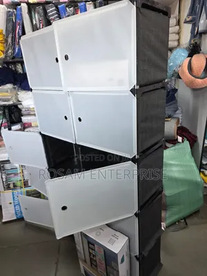 Kabati ya Kuhifadhia Vitu ya Plastiki / Mpangilio wa Cubes