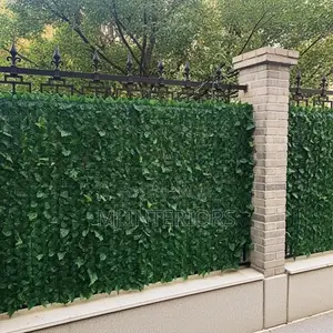 Durable Artificial Privacy Fence Roll - Light Green