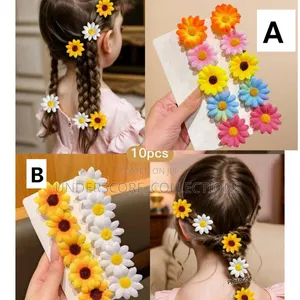 Sunflower Mini Hair Clips