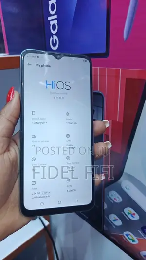 Tecno Pop 7 64GB Bluu (Iliyo tumika)