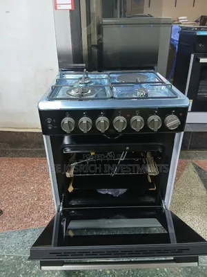Jiko la Haier 60x60 lenye Wok Burner na Kigunduzi cha Gesi