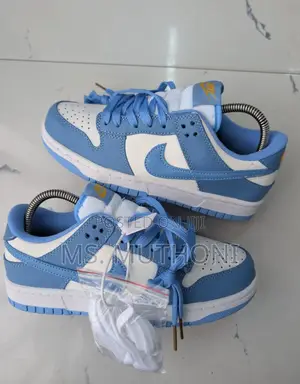 Nike Dunk Low "University Blue" Viatu vya Ngozi
