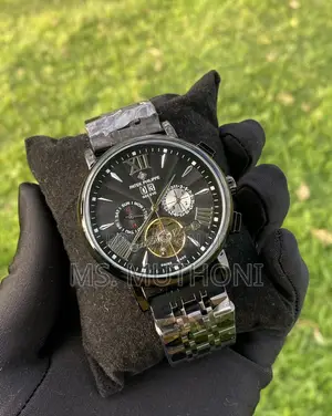 Patek Philippe Geneve Automatic Skeleton-Dial Men's Watch