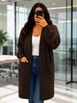Longline Knit Cardigan with Functional Pockets - 5