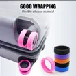 Seti ya Viprotekta vya Magurudumu ya Mizigo ya Silicone 8-Pcs - 1
