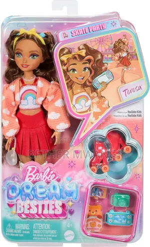 Barbie Dream Besties Teresa Mdoli wa Kuteleza kwa Rola