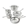 10-Piece Modern Tri-Ply Cookware Set - 4
